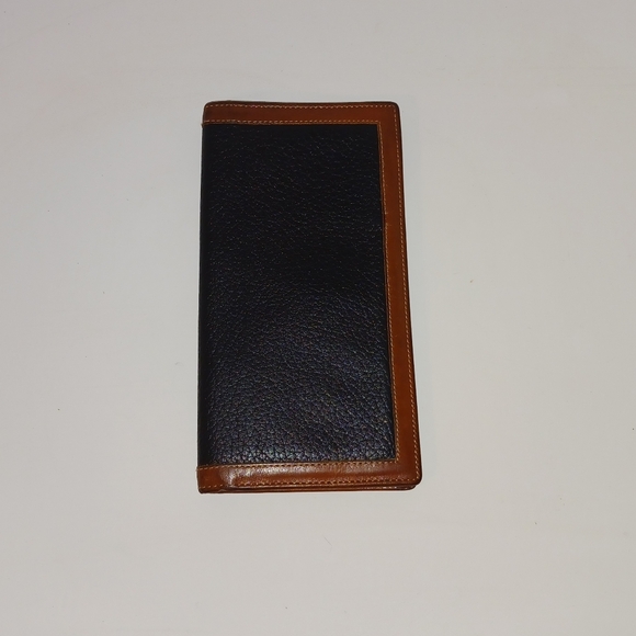 Dooney & Bourke Pebbled Leather Checkbook Cover Vintage - Picture 1 of 10